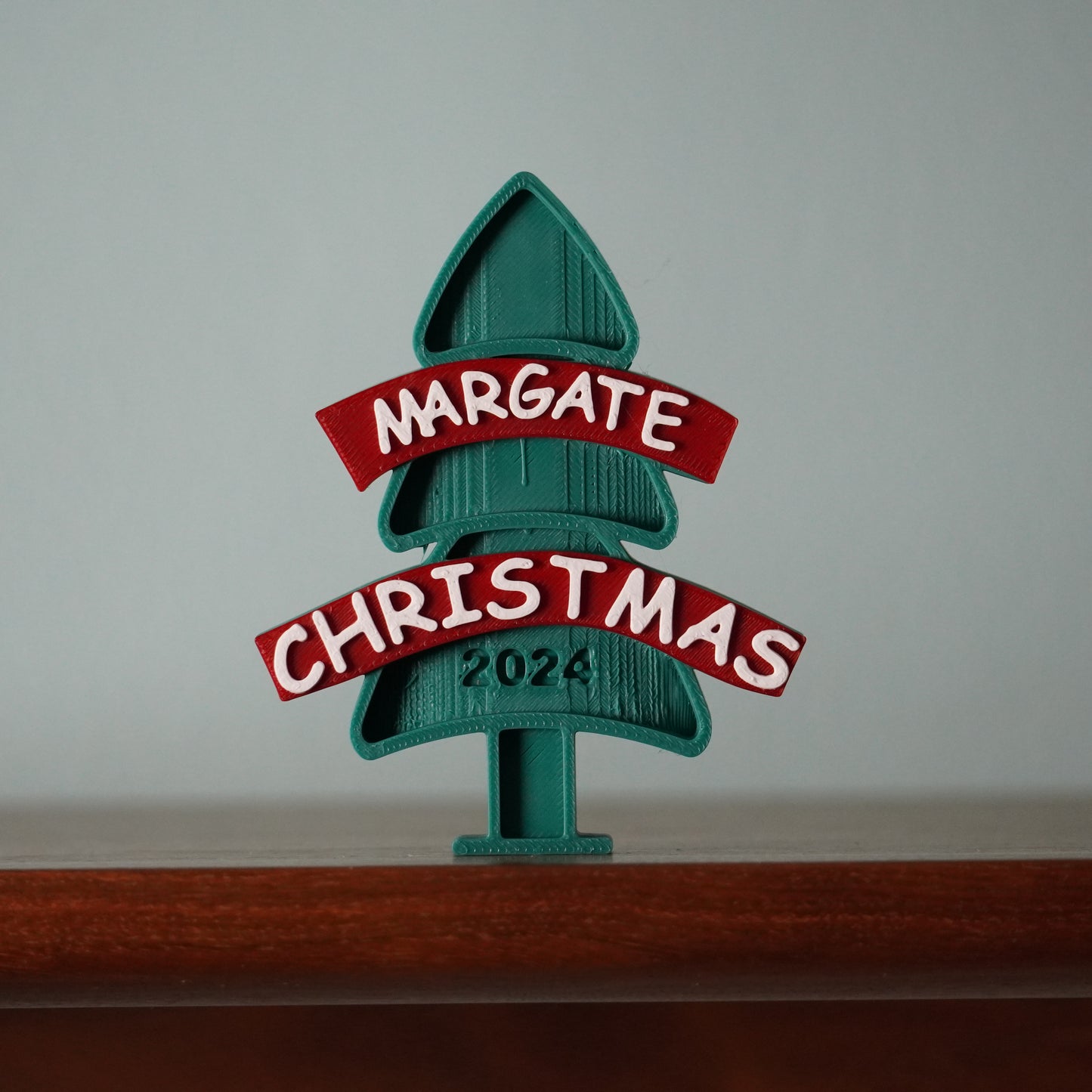 Four Margate & Lido Christmas Baubles