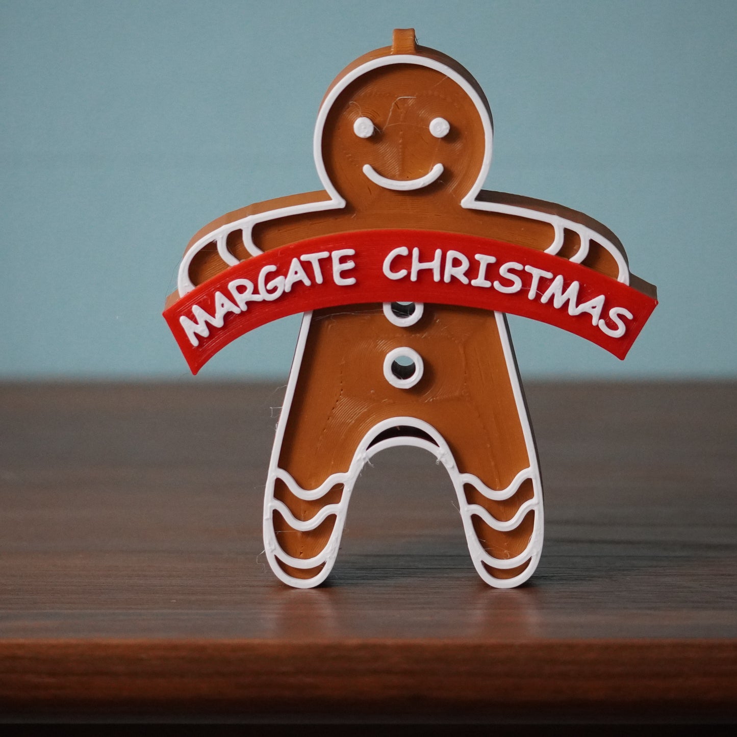 Margate Gingerbread Man Christmas Bauble