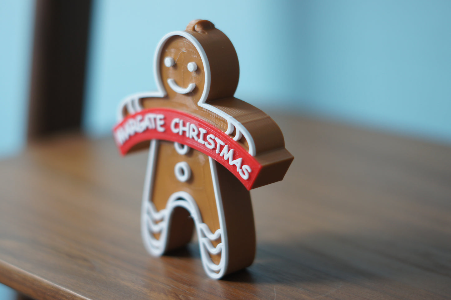 Margate Gingerbread Man Christmas Bauble